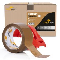 Tiger Kraft Paketband - Braun - 66m